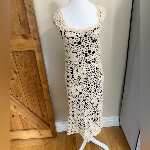 Marc By Marc Jacobs Black and White Sheath Midi Dress - Picture 3 of 9